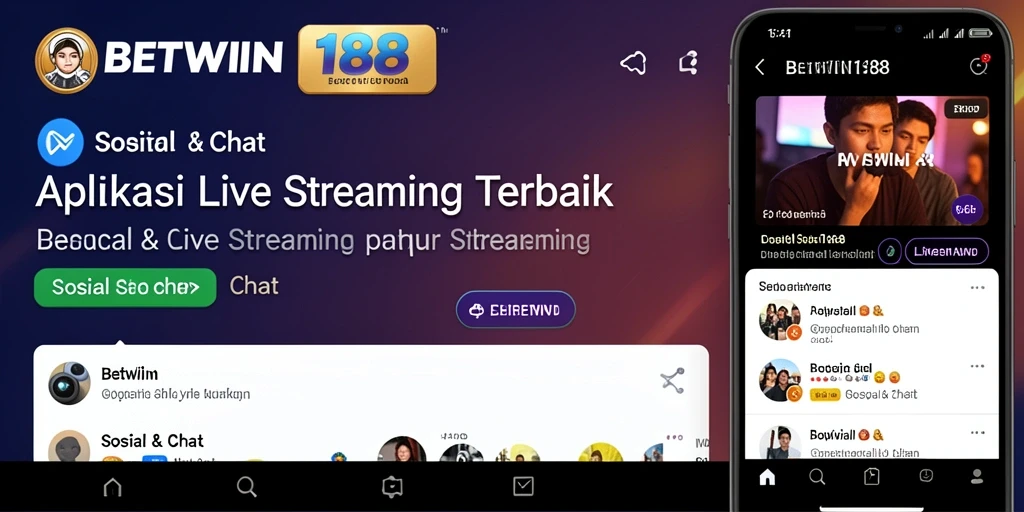 Antarmuka aplikasi BETWIN188 yang intuitif dan menarik.