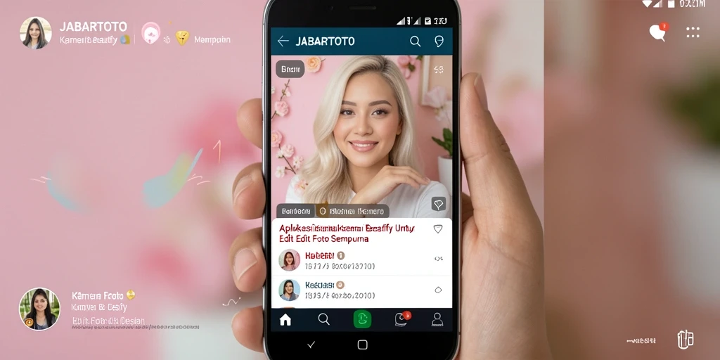 Tampilan antarmuka JABARTOTO dengan berbagai fitur edit foto.