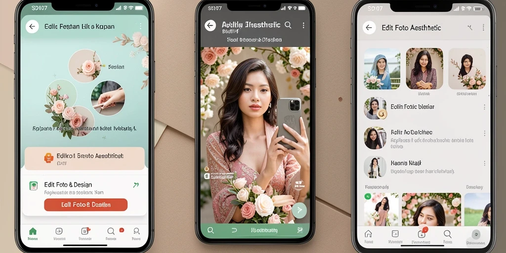 Tampilan antarmuka dan fitur editing SD107 yang memukau.